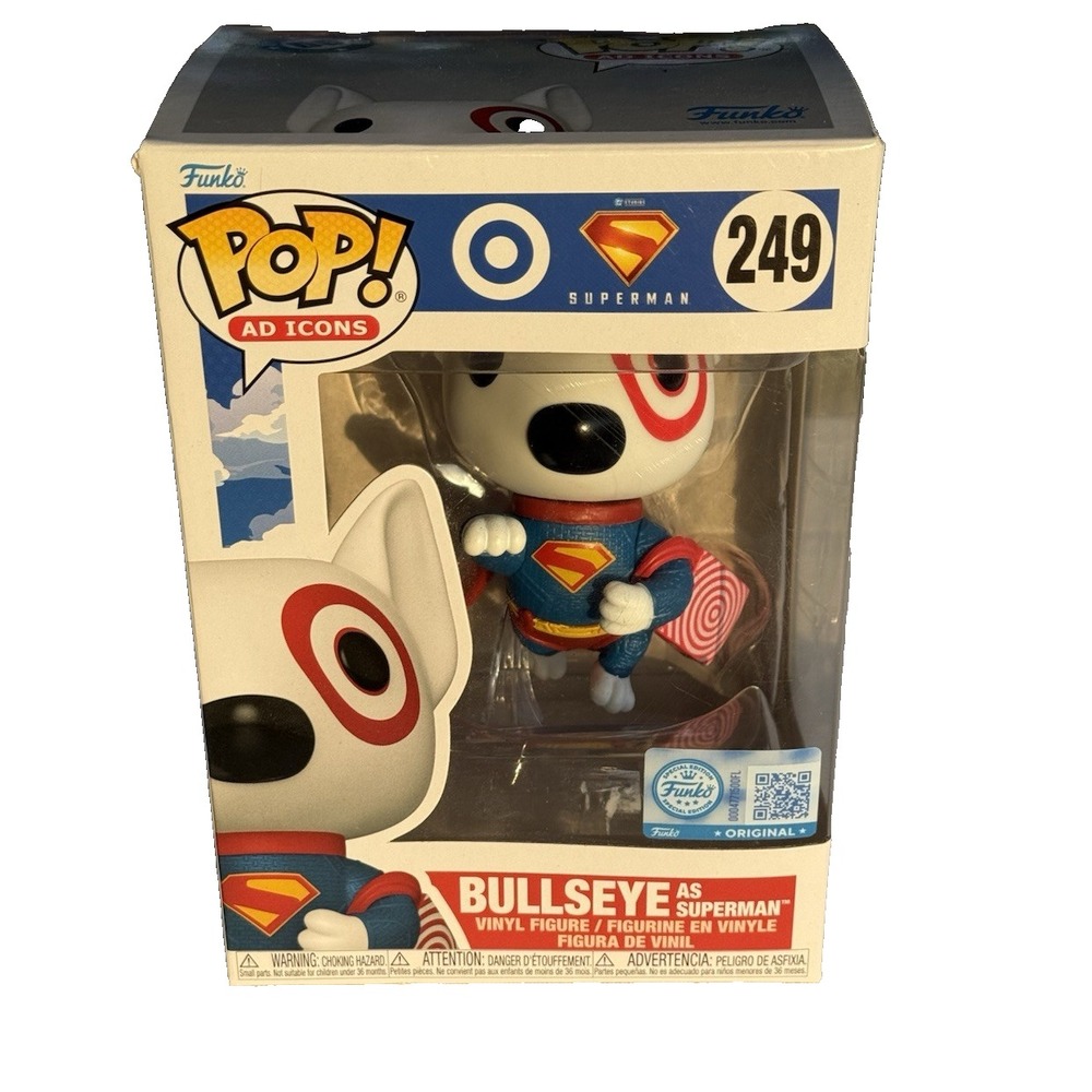 Funko Pop Vinyl OS Multicolor Bullseye as Superman #249 Target Ad Icon Exclusive